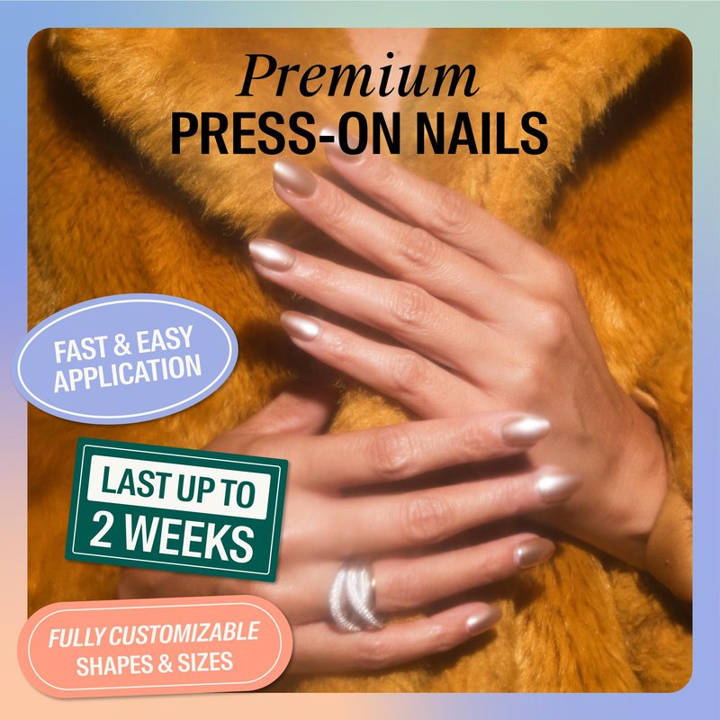 Chillhouse - Chill Tips, Press on Nails Kit - Raise a Glass (Oval) - 30 Nail Shapes & Sizes - Up to 2 Weeks of Wear - Customizable Fit - Reusable - Latina Founded & Women Owned - Beauty & Self Care