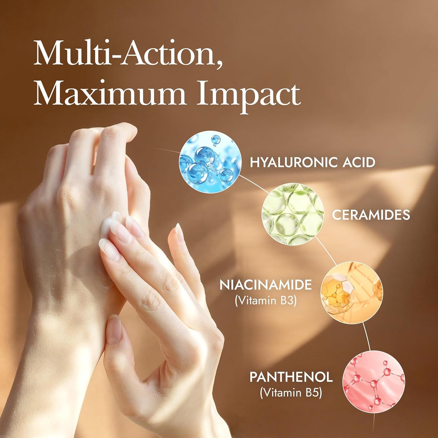 Ultra Rich Hand Cream - Intensive Hydration & Repair for Dry Hands | Shea Butter, Ceramides, Niacinamide, Lavender, 2 oz