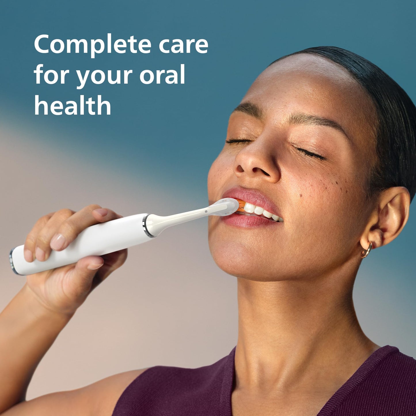 Philips Sonicare DiamondClean Smart 9500 Electric Toothbrush - Sonic Toothbrush with App, Pressure Sensor, 15 Brushing Settings, Replacement Reminder, USB Charging Travel Case, White, Model HX9923/01