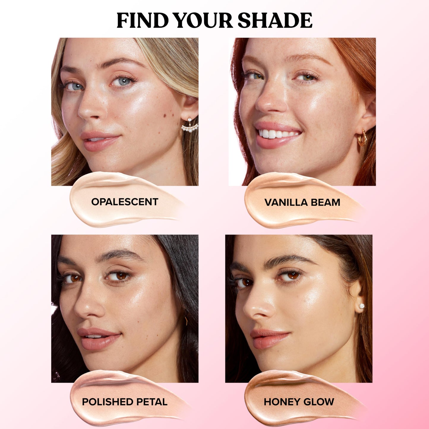 Too Faced Born This Way Super Glow Multi-Use Highlighting Skin Enhancer | Hydrating, Natural, All-Over Glow with Luminous Finish for Lit-From-Within Skin | Non-Greasy + Blendable, Opalescent, 1 Fl Oz