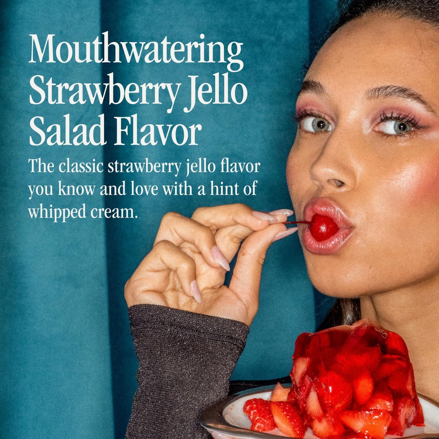 Vacation Strawberry Jello Salad SPF 30 Lip Balm, Pack of 3 - Hydrating Sunscreen for Lips, Water-Resistant, Lightweight, Transparent Sheen, Vegan