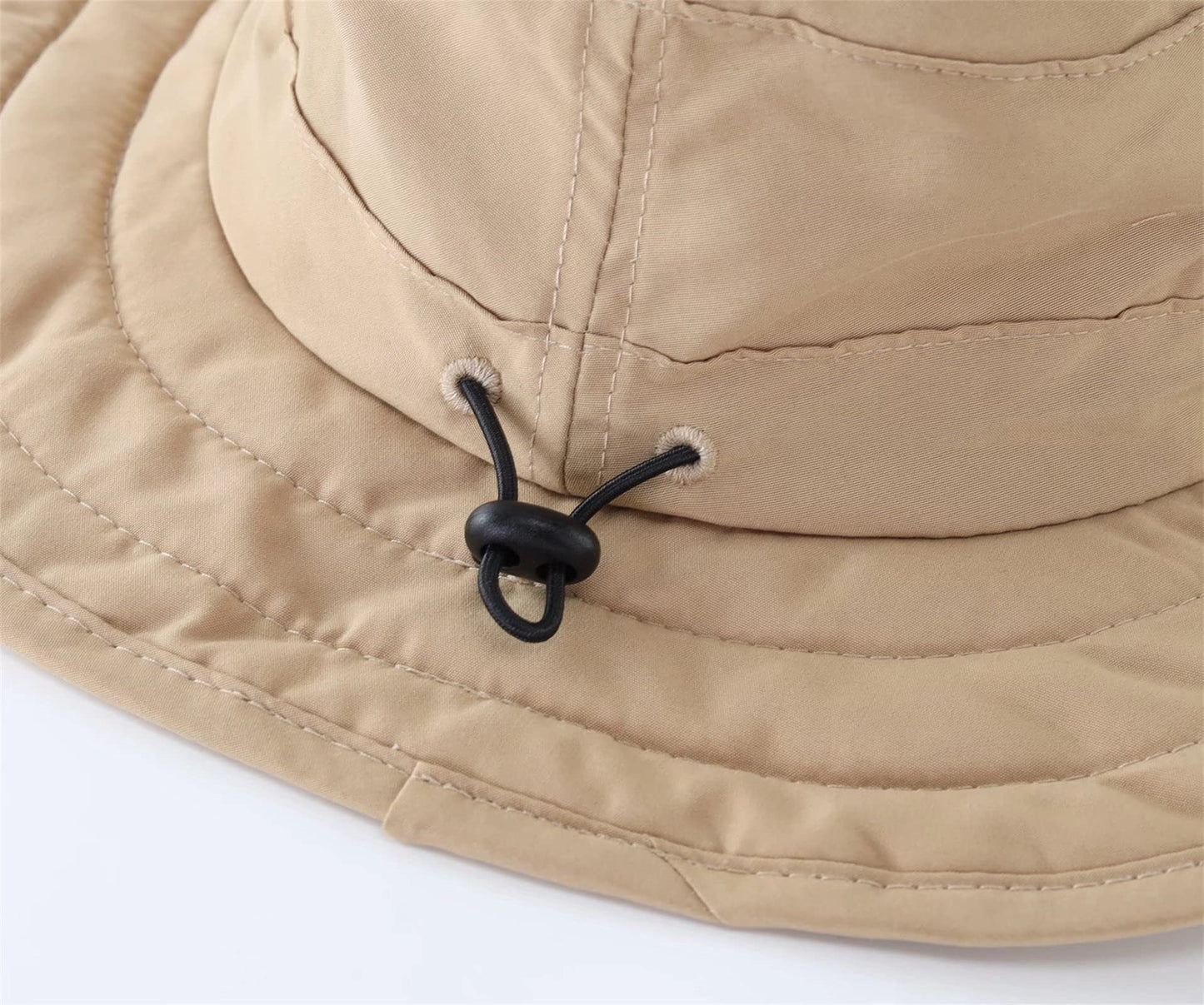 Connectyle Kids UPF 50+ Bucket Sun Hat UV Sun Protection Hats Wide Brim Summer Beach Hat Dark Khaki