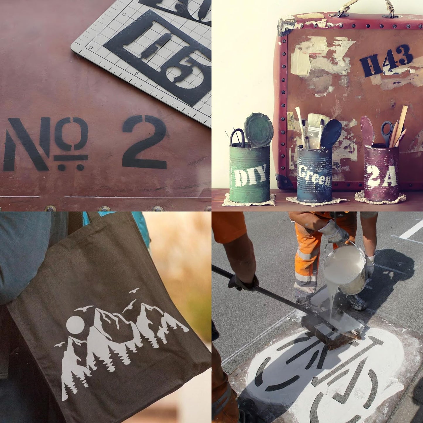 Custom Stencils for Spray Painting Customizable Stencil Maker Personalized Stencils Logo Name Text Make Your Own for Business
