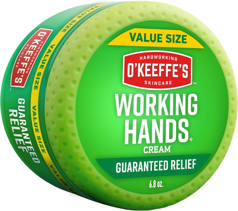 O'Keeffe's Working Hands Hand Cream - Extreme Dryness Repair for Cracked Skin | 6.8 oz Value Size Jar