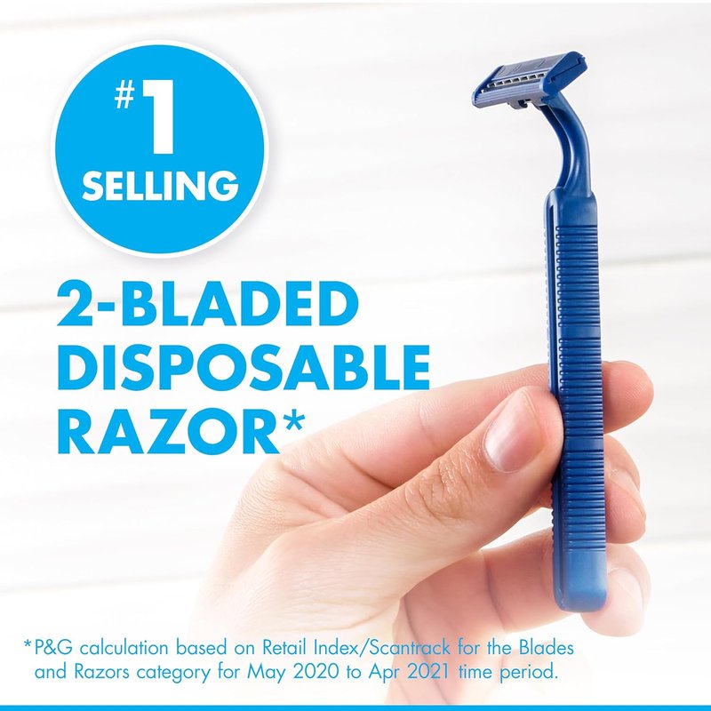 Gillette Men's Disposable Razors - Sensor2, 12 Count | Blue Pack of 3