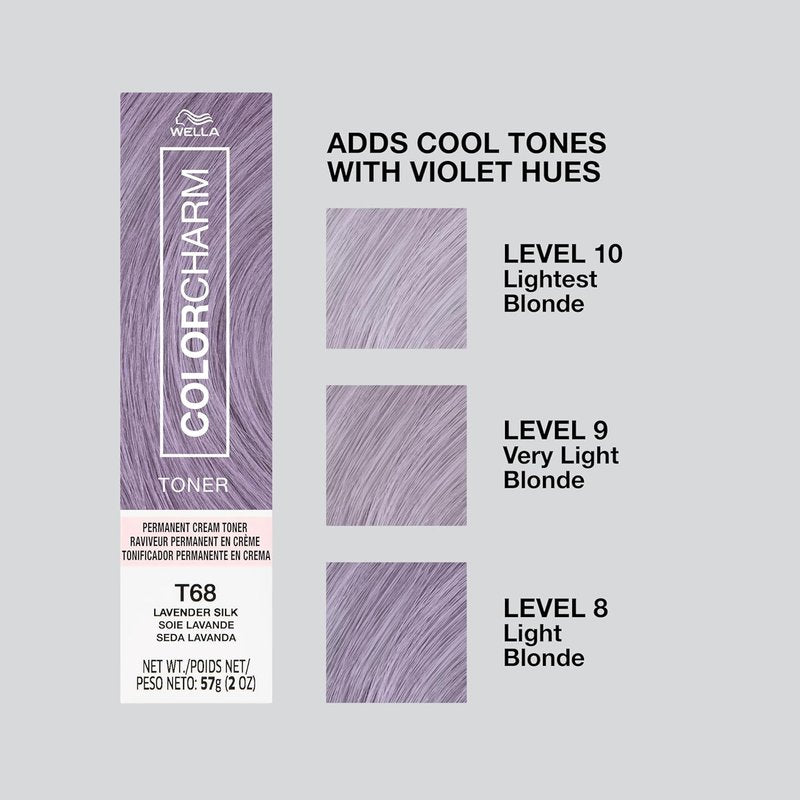 COLORCHARM Permanent Crème Hair Toner - Paraben-Free, Gluten-Free & Vegan | 2 oz