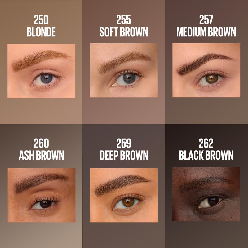 Maybelline Brow Inserts Eyebrow Pen, Micro Needle Shaped 2-In-1 Dual-Ended Brow Makeup Pen and Gel, Water-Resistant, Smudge Proof for Up to 36-HR Wear, Soft Brown