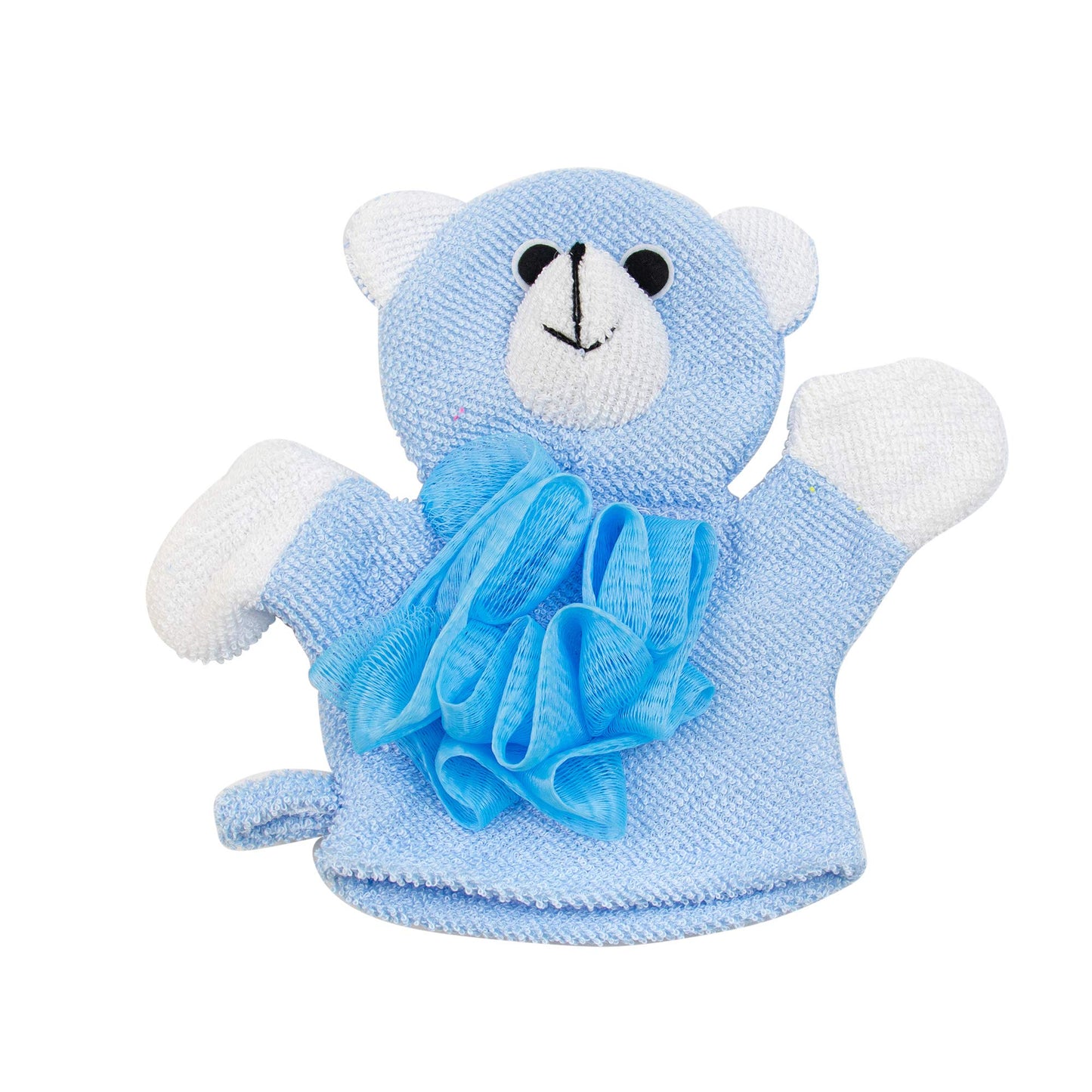 AUEAR, 4 Pcs Cartoon Terry Cloth Bath Sponge Mitts Puppet Cute Hand Puppets Washcloth Mitt Glove