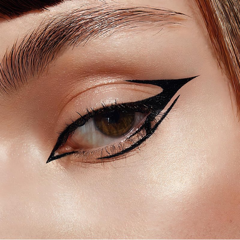 Melsintern Liquid Eyeliner Pen with Ultra Fine Felt Tip - Matte Bronze, Waterproof, Smudge Proof & Quick Drying for Long Lasting Wear (10#)