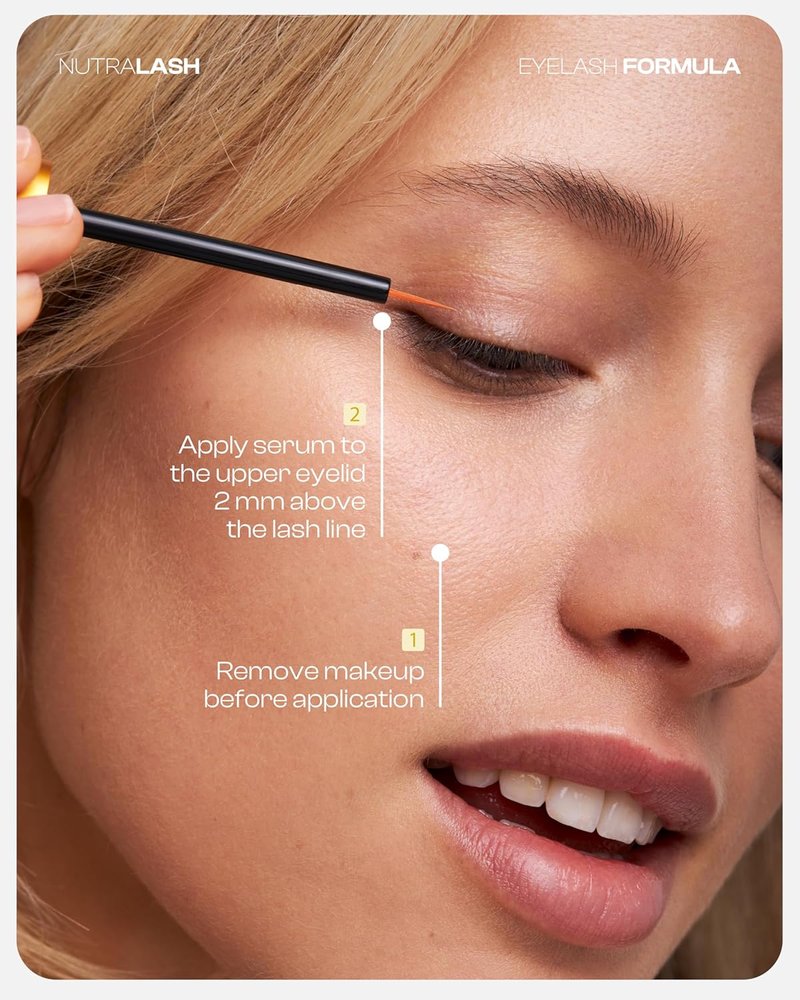 Eyelash Serum for Longer, Thicker Lashes - Darkens & Strengthens in 6-8 Weeks | 3ml