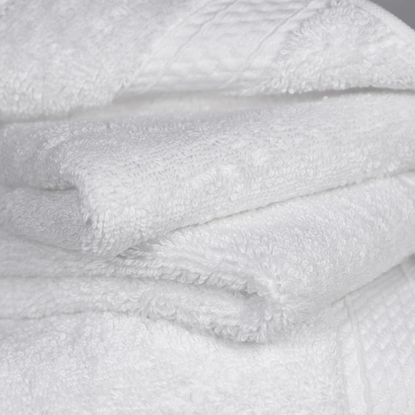 SUPERIOR Egyptian Cotton Ultra Plush & Absorbent, 6 Piece Set, White