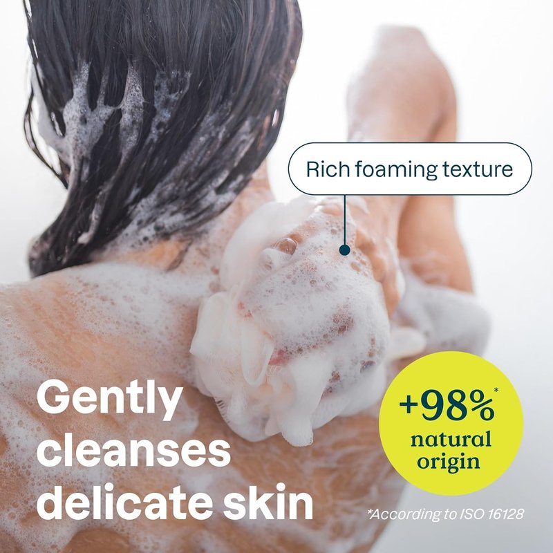 ATTITUDE Body Wash - Gentle Formula for Sensitive Skin | EWG Verified, Vegan, Unscented, 16 Fl Oz