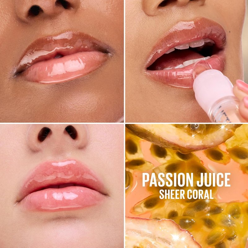 Maybelline Lifter Oil-In-Gel Lip Gloss - Hydrating Tinted Balm with Hyaluronic Acid | Sheer Coral