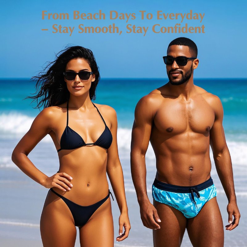 EiLVEEY Electric Bikini Trimmer for Women - 5 in 1 Rechargeable Electric Razors for Women, IPX7 Waterproof Pubic Hair Trimmer, Painless Womens Body Shaver, Facial Razor & Nose Hair Shaver, White