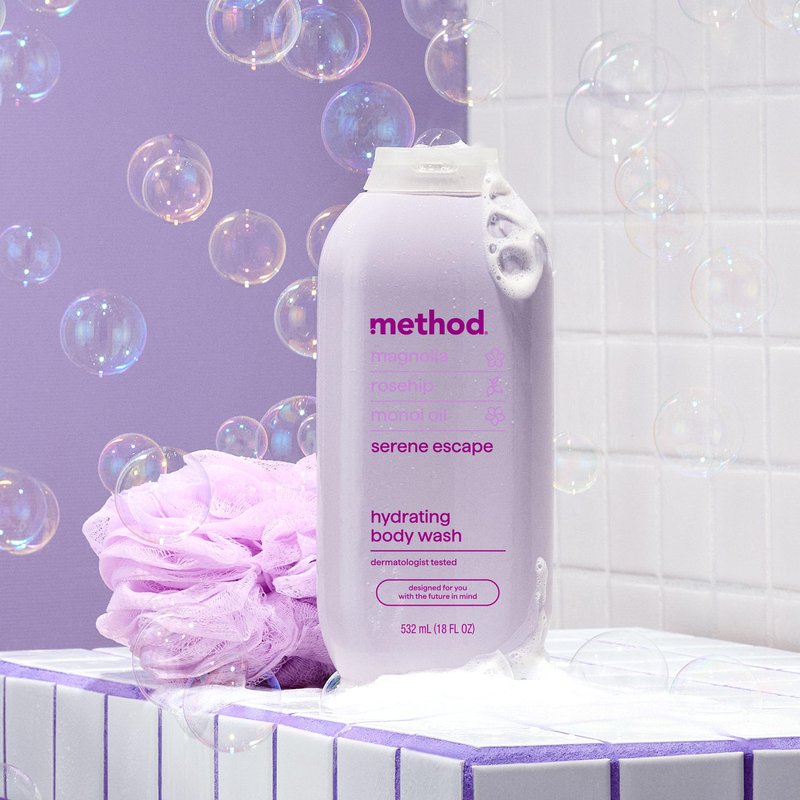 Method Body Wash, Serene Escape, Magnolia + Rose Hip + Monoi Oil notes, 18oz