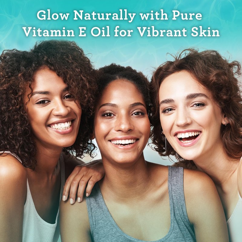 GuruNanda Pure & Natural Vitamin E Oil for Skin, Face, & Nails, 5,000 IU with D-Alpha Tocopherol & MCT Oil to Help Enhance Absorption, Non-GMO & Vegan, 2 FlOz