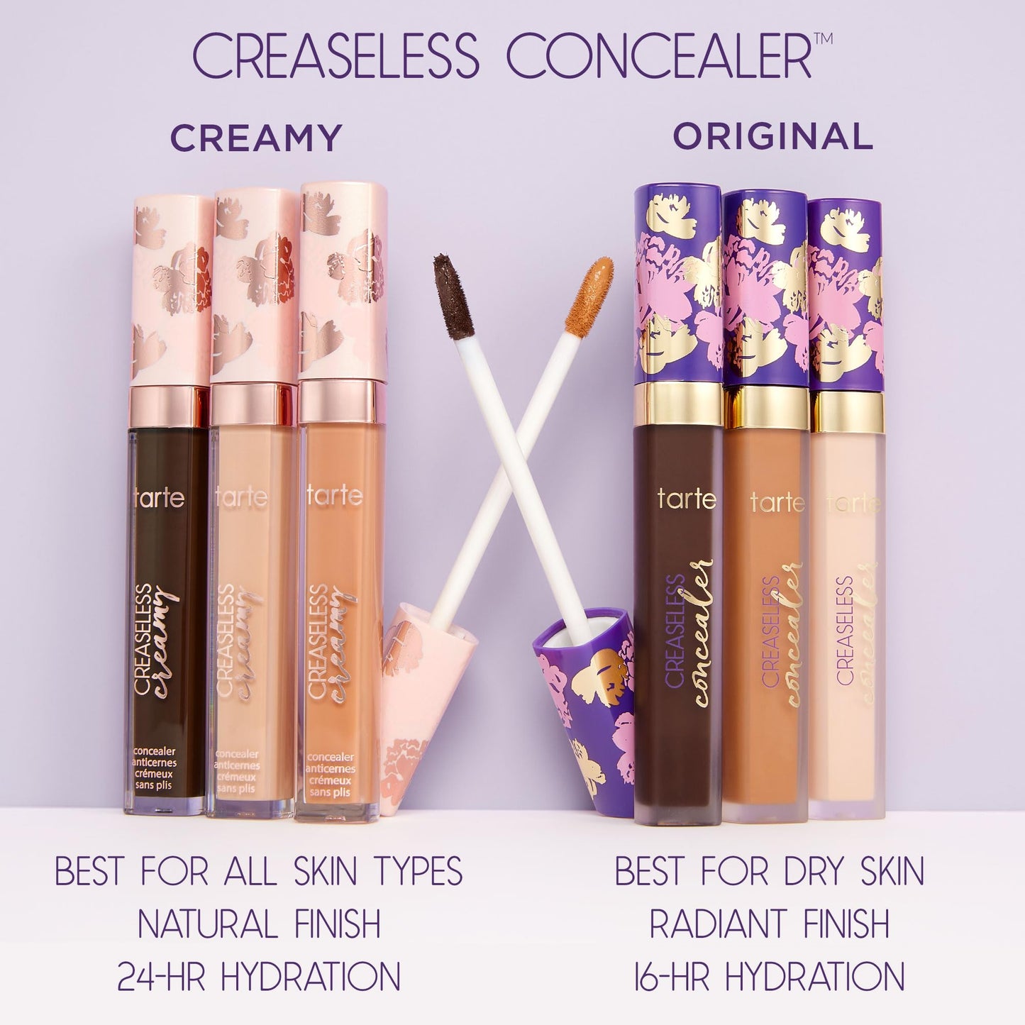 tarte maracuja creaseless full-coverage concealer – Waterproof Longwear with Vitamin C to Hydrate look of Dark Circles, Blemishes & Discoloration, Vegan & Cruelty-Free, full size, light sand