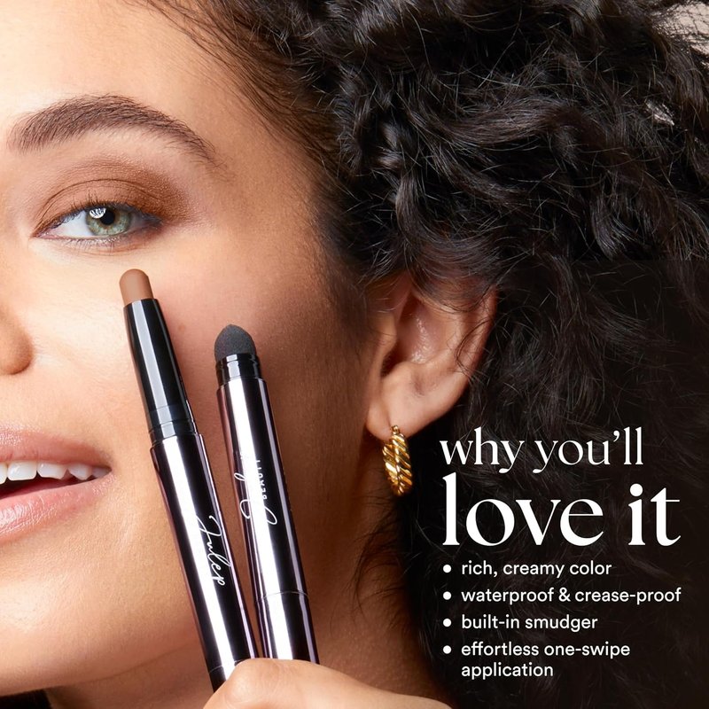 Julep Eyeshadow 101 Cream-to-Powder Waterproof Shadow Stick - Long-Lasting Desert Matte | Light Beige with Built-in Smudger