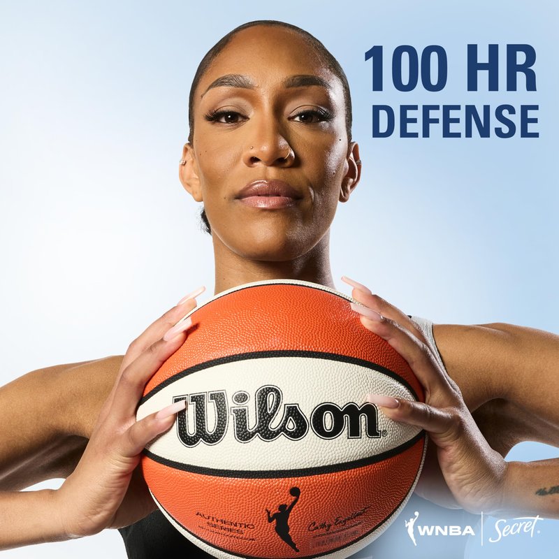 Secret Clinical Strength 100HR Defense, Invisible Solid Antiperspirant Deodorant for Women, A'Ja Wilson Edition, Triple Threat Sweat Protection, Hyaluronic Acid, Court Queen Citrus Scent, 2.6 oz