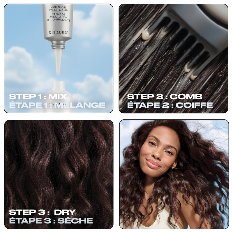 Clairol Nice'N Easy 10 Permanent Hair Dye, 5 Medium Brown Hair Color, Pack of 1