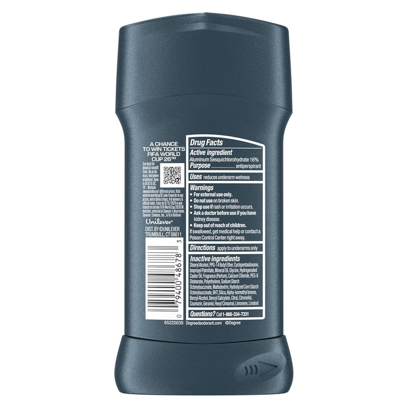Degree Men Antiperspirant Deodorant - Sage & Ocean Mist | 72-Hour Sweat & Odor Protection, 2.7 oz