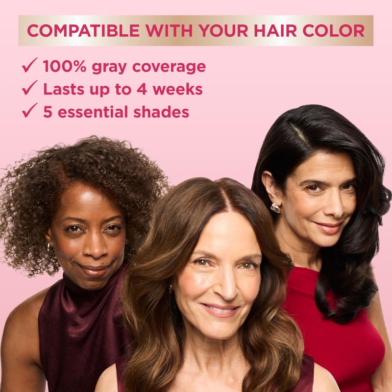 Garnier Color Sensation Color Retouch, Demi Permanent Hair Dye for Roots with 100% Gray Coverage, Brown Hair Dye 5.0, Pack of 6 (Packaging May Vary)