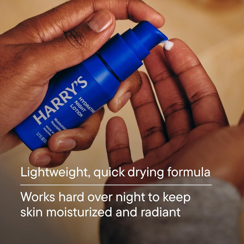 Hydrating Night Lotion - Lightweight Face Moisturizer for All Skin Types | 1.7 Fl Oz, 2 Pack