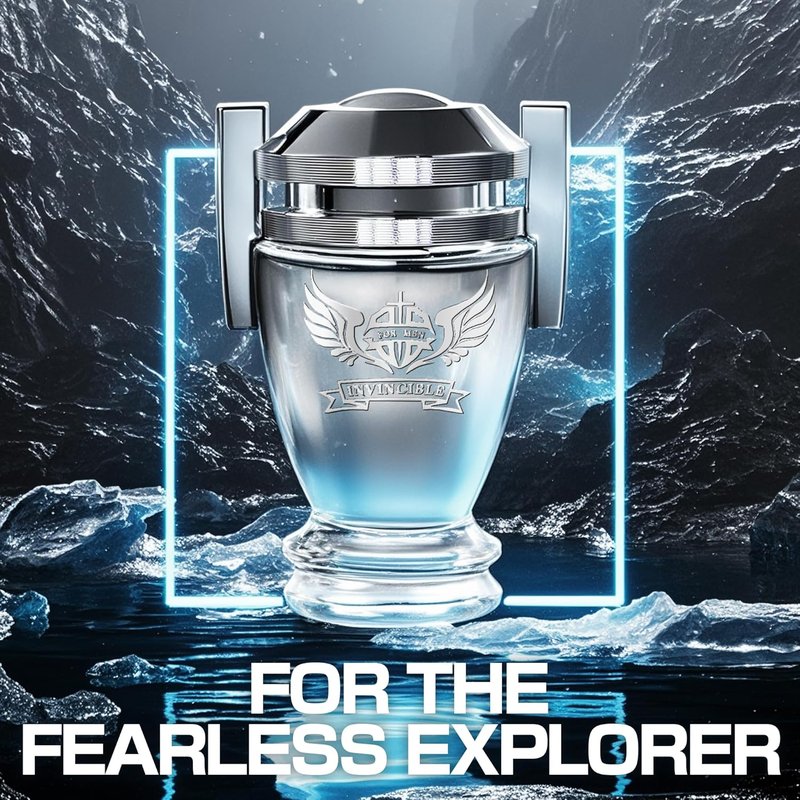 A CENTER Men's Cologne Gift Set Include Blue Ocean,Cool Ocean,Amazing Code & Invincible - 3.4 Fl Oz Each | Vanilla Bourbon, Leather & Amber Floral Fragrance | Luxury Eau de Toilette