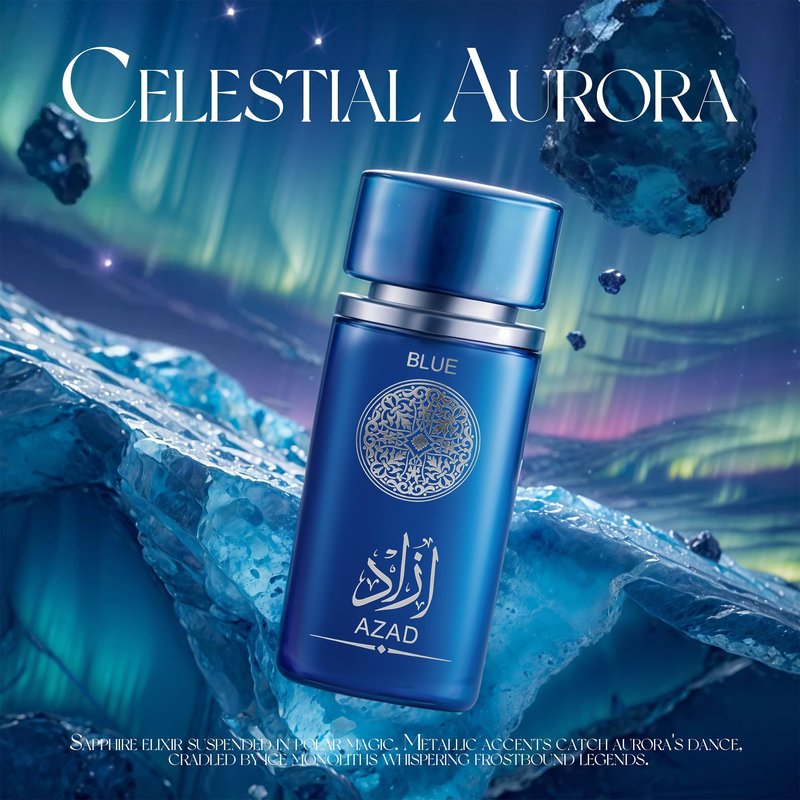 A CENTER Cologne for Men Set of 4PCS Combo Scent Inclue AZAD&AZAD Blue&Lion Black&Blue 100Ml Each Fragrance Gift Set for Men All Day Use