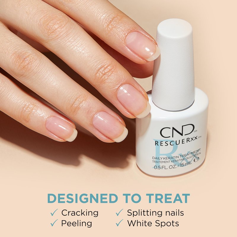CND RescueRxx Daily Keratin Treatment, 0.5 fl oz (Packaging May Vary)
