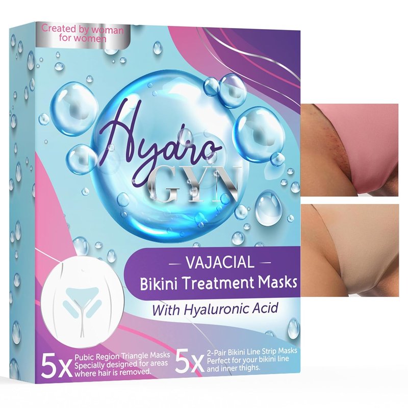 Ingrown Hair Treatment - Soothing Bikini Area Vajacial Mask with Salicylic Acid & Aloe | Calms Razor Bumps & Burns