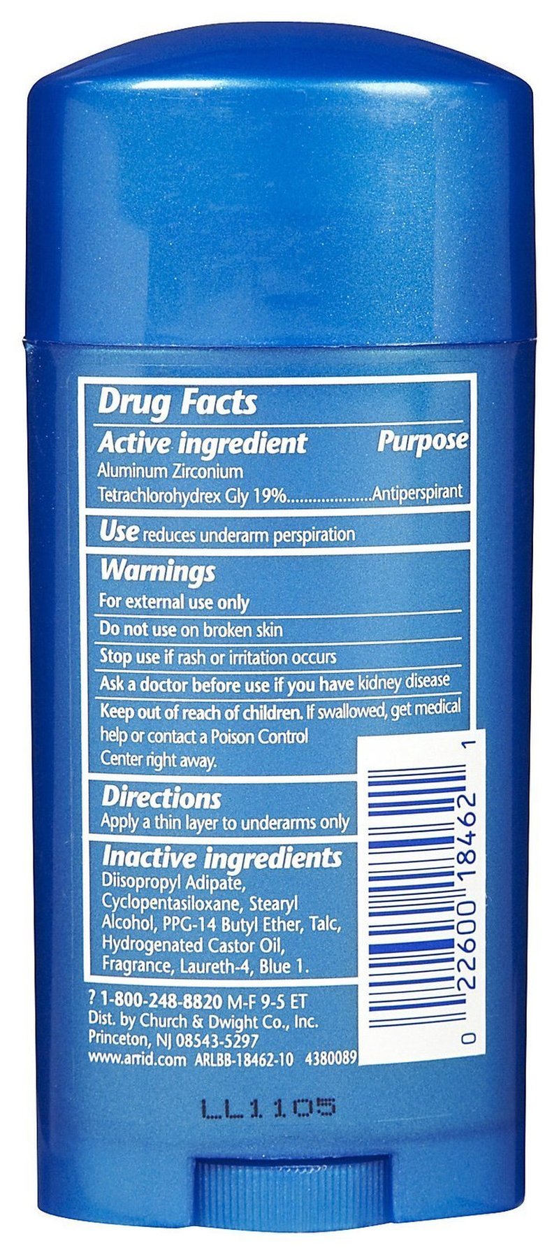Arrid Antiperspirant and Deodorant, Ultra Fresh - 2.7 Oz