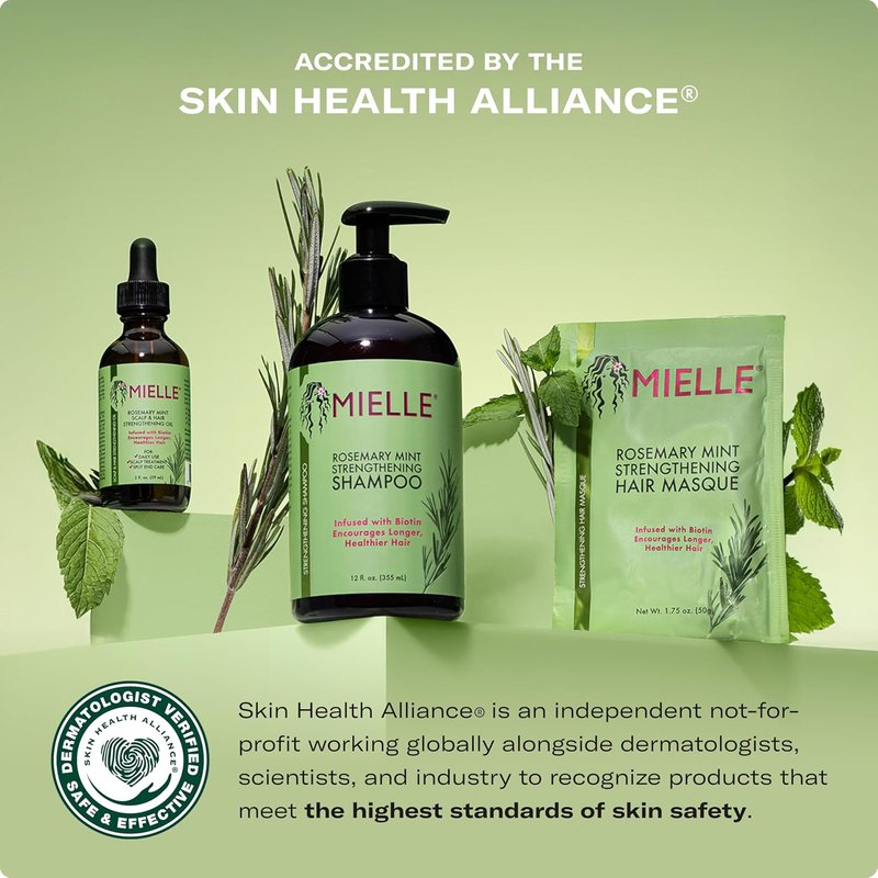 Mielle Organics Rosemary Mint Hair Oil & Masque | Nourishing Scalp Treatment