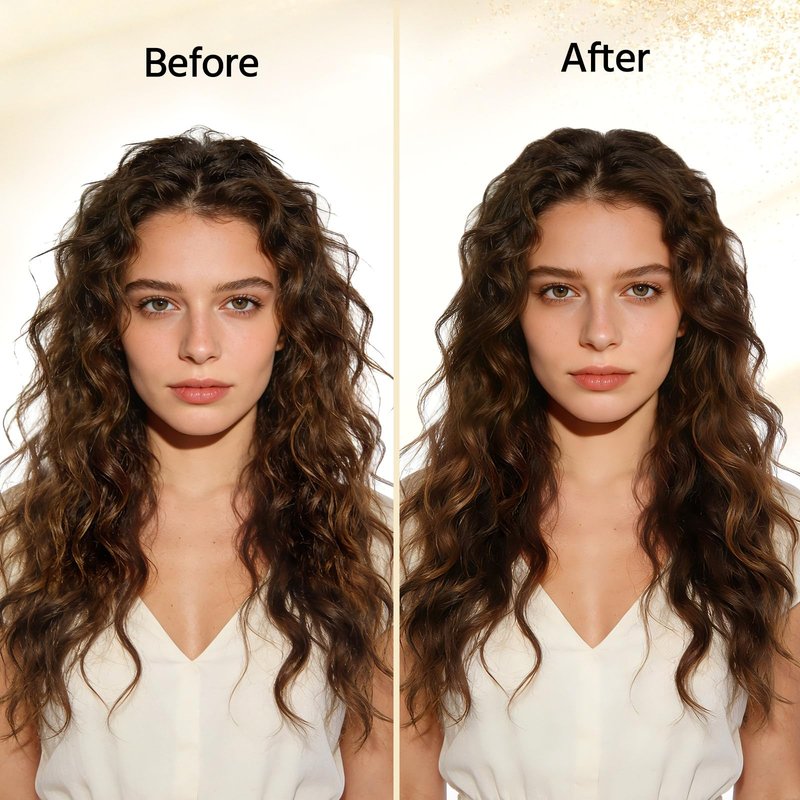 GARPGONA Air Dry Cream for Hair | Styling Cream for Curly, Wavy & Frizzy | Smooths, De-Frizzes & Defines Strands for Up to 24 Hours | Adds Major Softness, Shine & Natural Style, 4 Oz