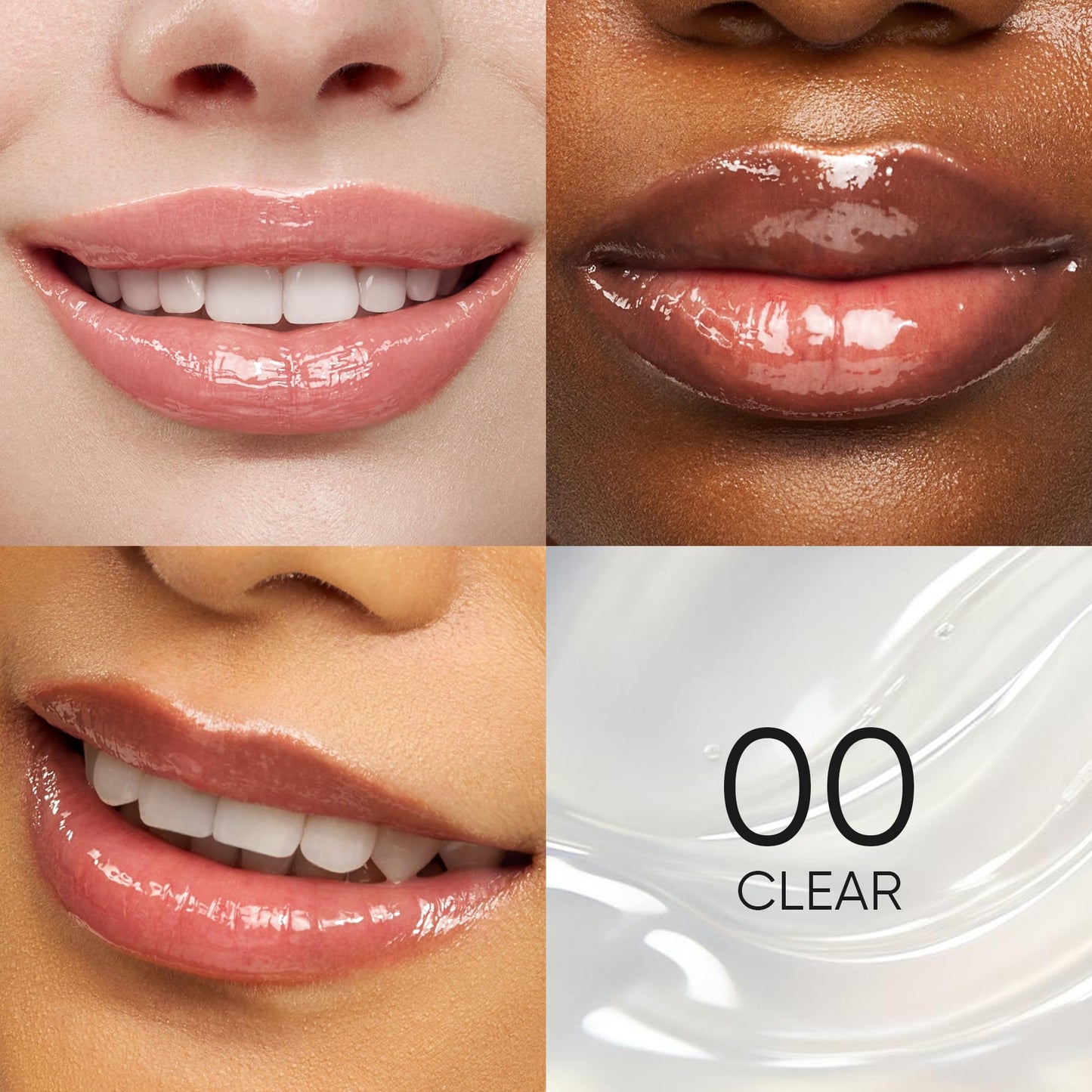 SKINTIFIC Peptide Brightening Lip Serum, Hydrating & Plumping Tinted Lip Gloss, Moisturizing Lip Balm with Polypeptides & Squalane for Glossy Sheer, Smooth Lips