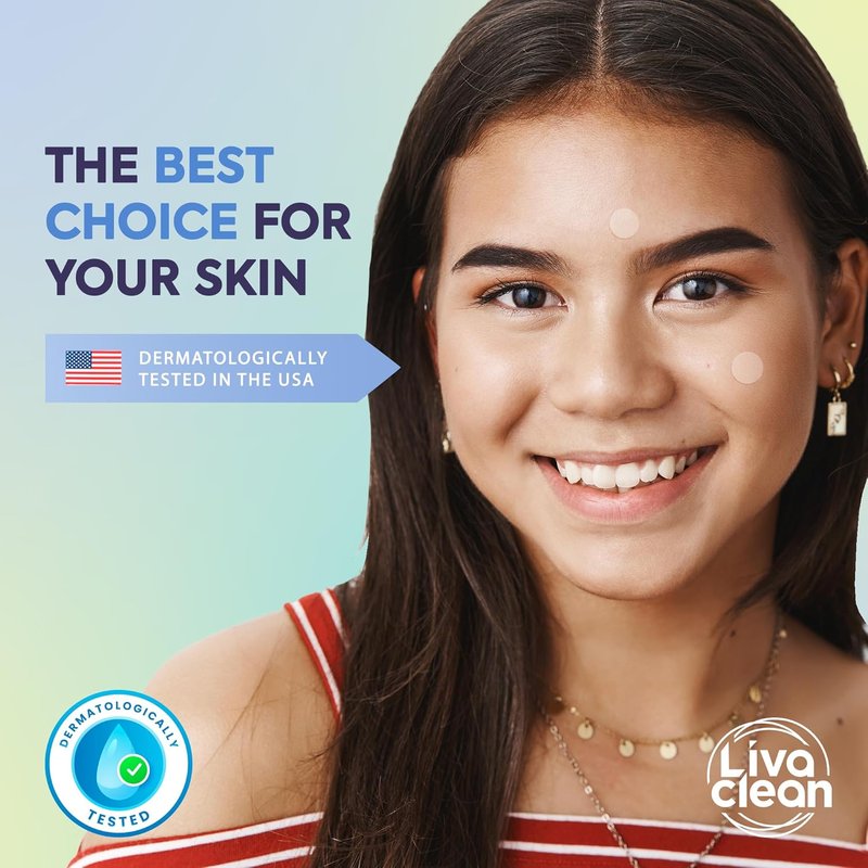 LivaClean Pimple Patches - Hydrocolloid Acne Dots for Face | 330 CT, Four Sizes, Invisible Blemish Stickers