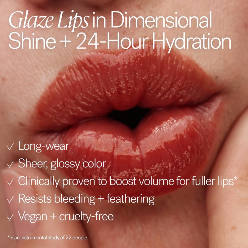 ILIA - Overglaze Hydrating Lip Gloss | Long-Wear, Non-Sticky, 24-Hour Hydration | Smooth + Plump | Vegan + Silicone-, Gluten-, Nanoparticles-Free (Flambé)