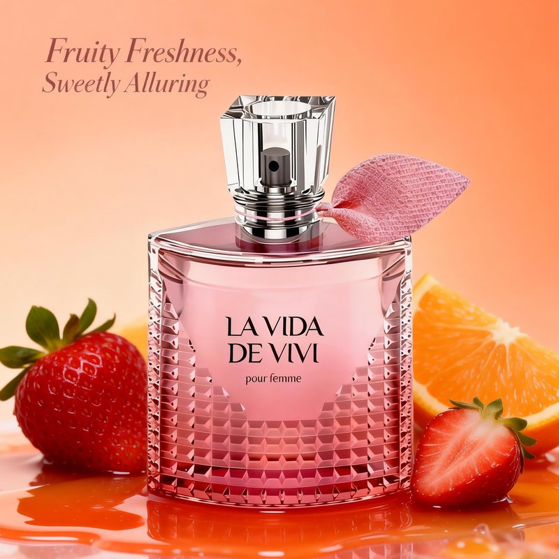 A CENTER Women's Perfume Set 4PCS Multi Scent Combo - Floral Long Lasting Fragrance Gift Set with Vanilla,Rose,Jasmine,Sandwood,Musk Eau De Parfume 3.4 Fl Oz Each for Daily Use
