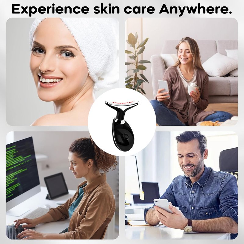 Facial Massager Wand - Portable Skin Care Device for Face & Neck Relief