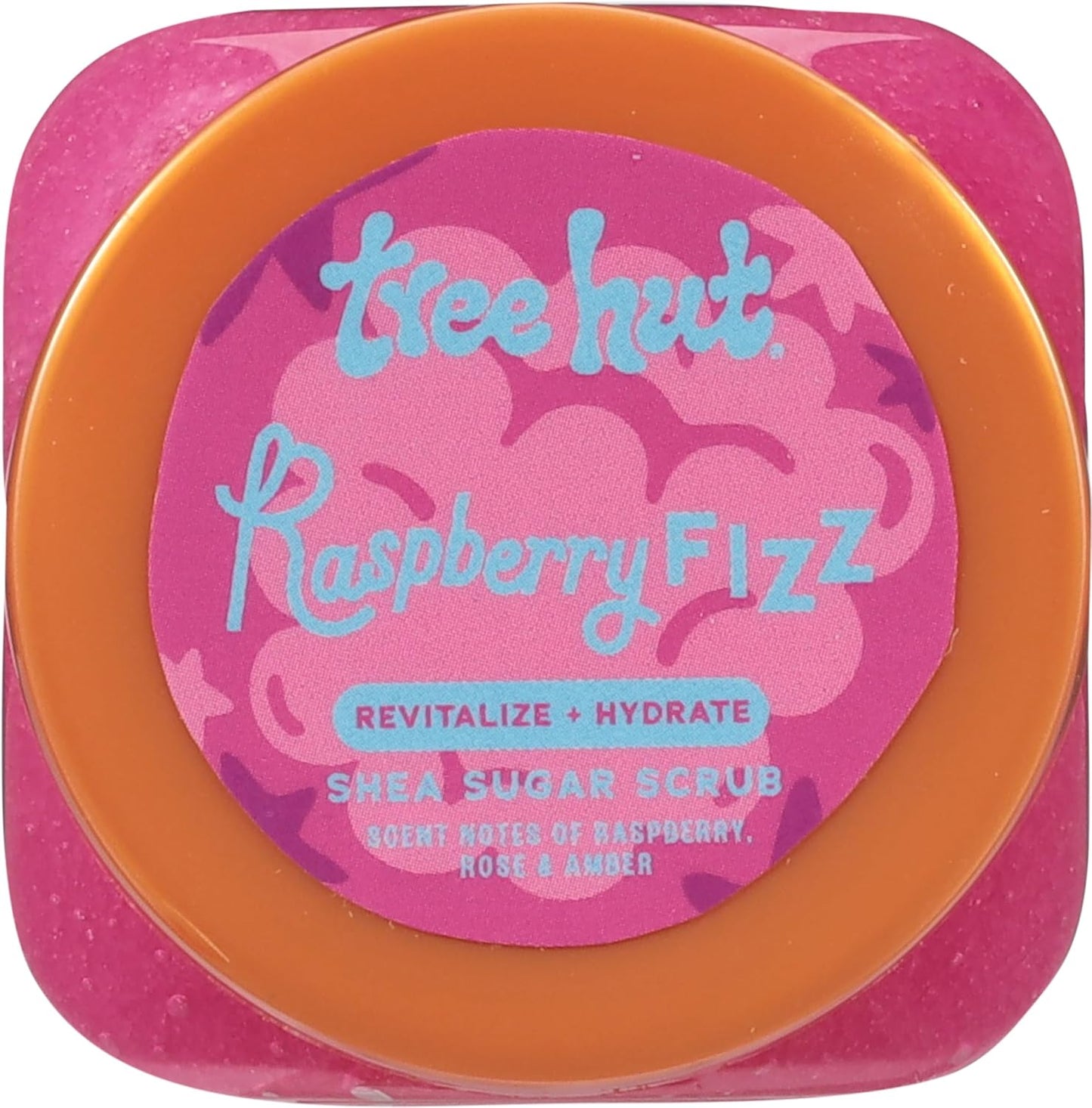 Tree Hut Mini Raspberry Fizz Shea Sugar Scrub - Exfoliating & Hydrating Body Scrub, Vegan, 3.4 oz