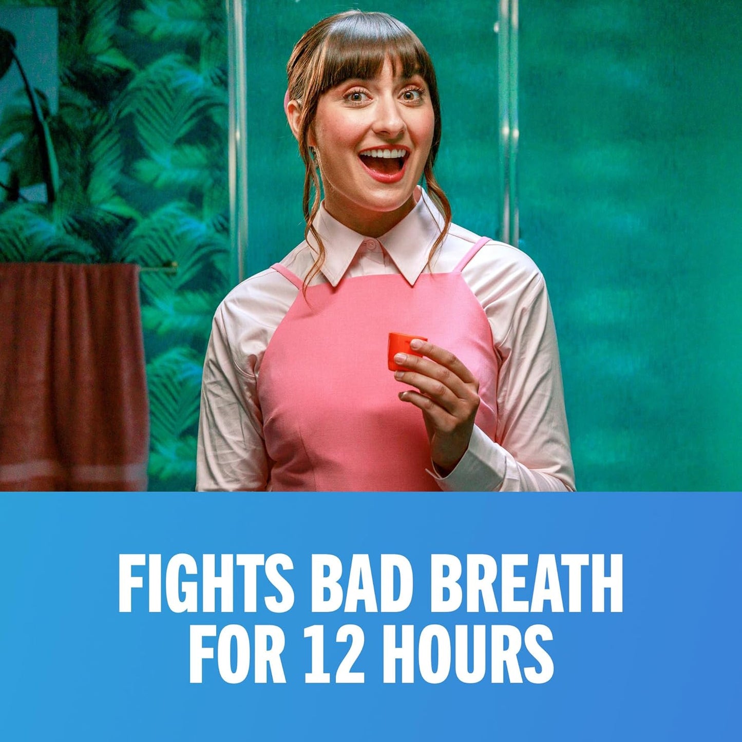 TheraBreath Fresh Breath Mouthwash - Icy Mint Flavor, Alcohol-Free, 16 Fl Oz | Pack of 2