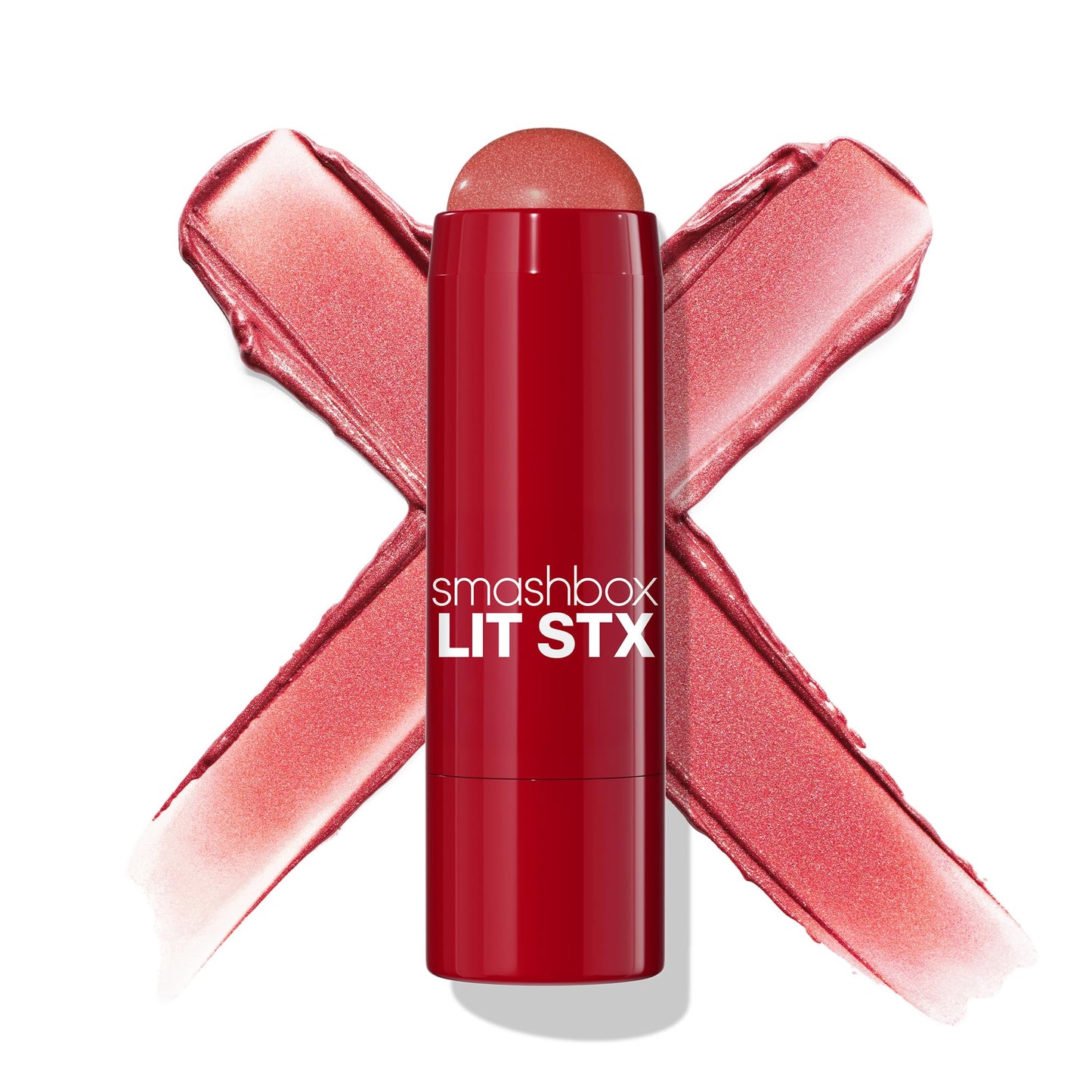 Smashbox Lit Stx Cream Blush & Highlighter | 2-in-1 Dewy Multi Stick | Blush Stick for Cheeks & Lips, Sunset.jpg, 0.1 Ounce