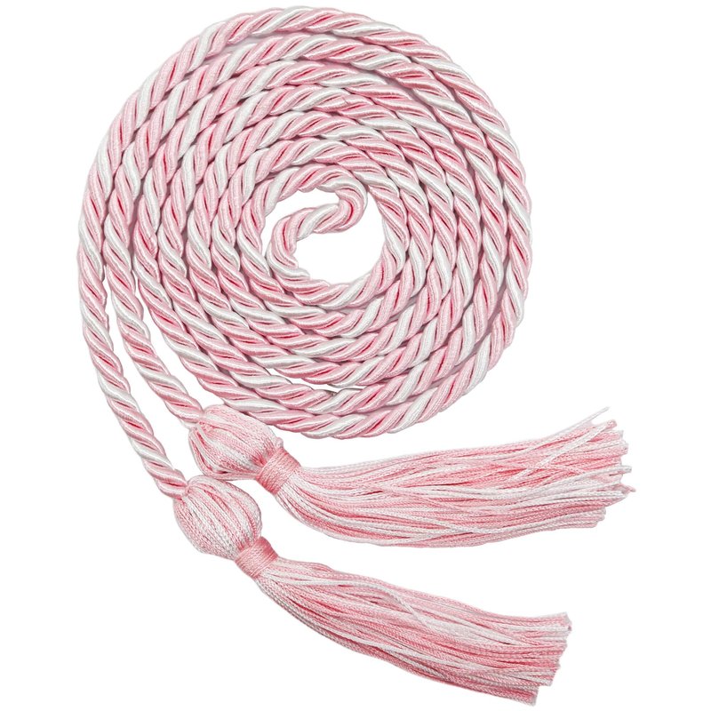GraduationMall Graduation Honor Cord 68" PinkWhite