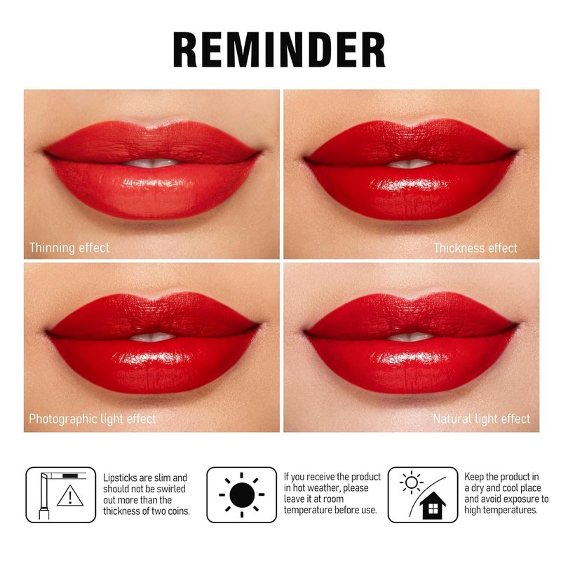 Moisture Berry Red Lipstick - Hydrating Tinted Lip Balm for Dry, Cracked Lips | Sheer Glossy Finish