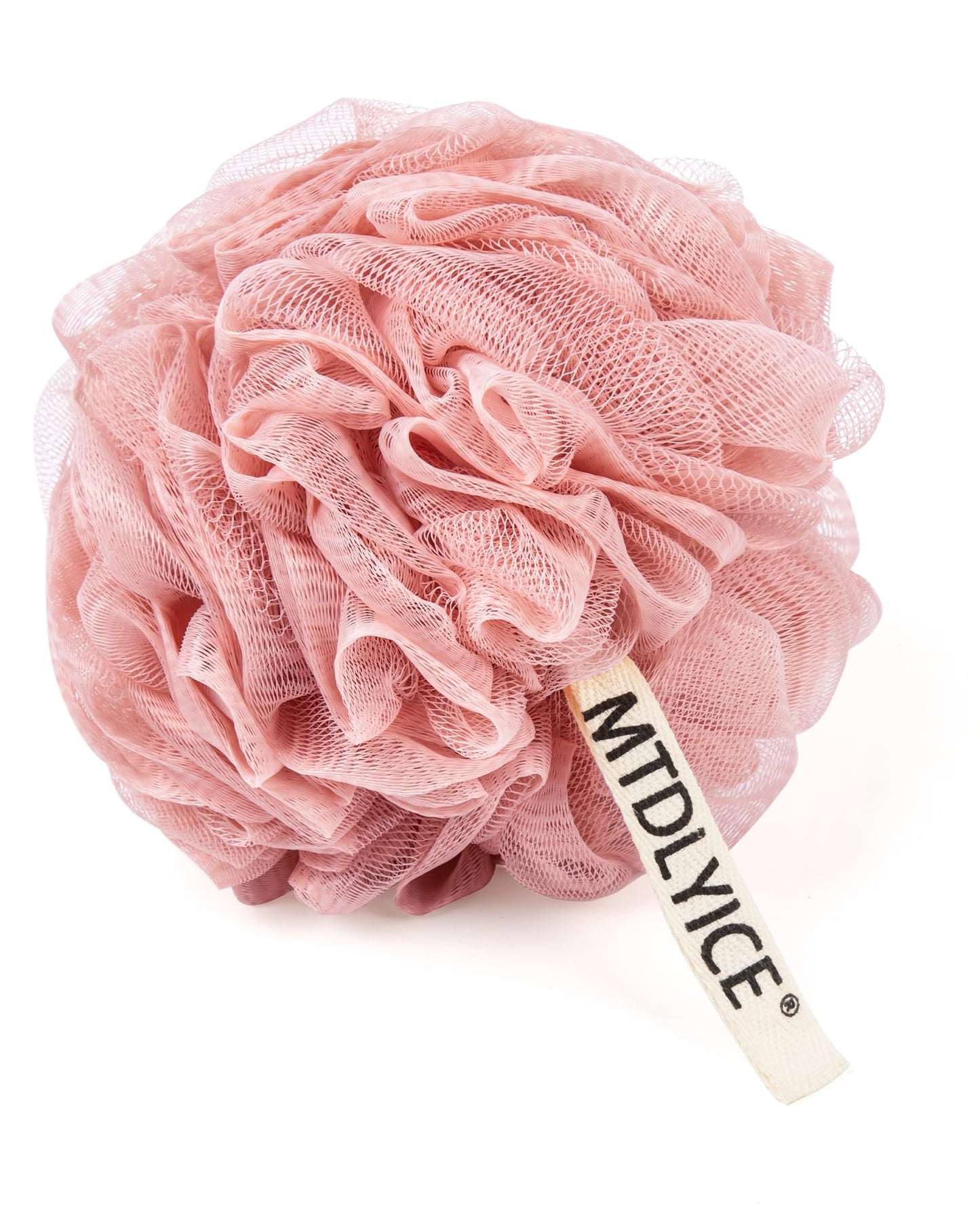 MTDLYICE Loofah Sponge, XXL Large Loofah 100g 4 Pack, Bath Sponge Soft Mesh Shower for Men, Body Scrub, Shower Pouf Bath Accessories, for Body Wash, Soap (Red Soil)
