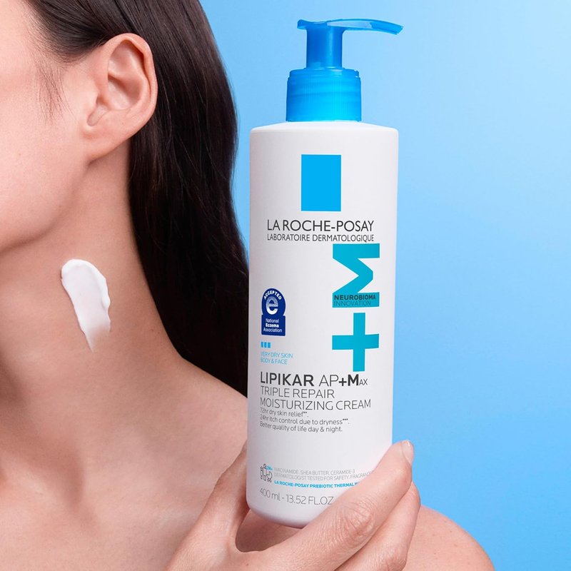 La Roche-Posay Lipikar AP+MAX Body Cream - Triple Repair Moisturizer with Shea Butter & Niacinamide for Dry Skin