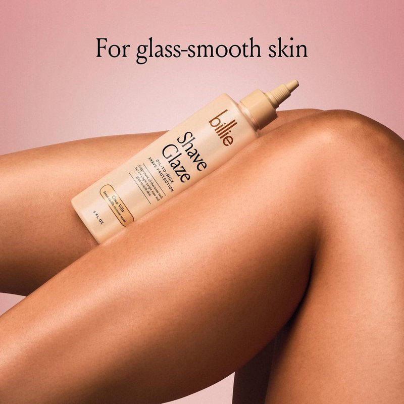 Billie Shave Glaze - Shaving Oil for Smooth Skin - Coco Villa Scent - 8oz Bottle