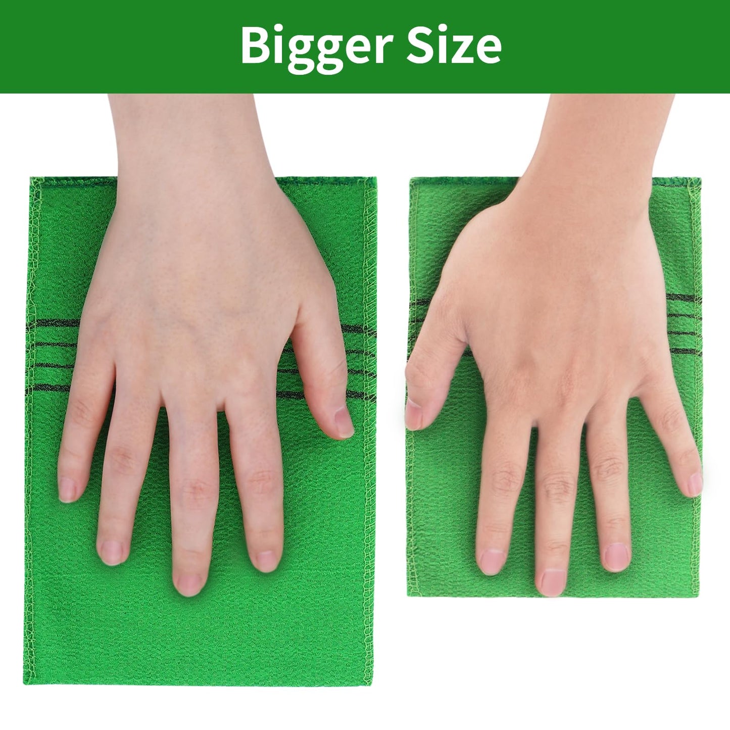 Wanmu 5Pcs Korean Exfoliating Cloth Gloves Italy Scrub Towel Mitt Exfoliating Washcloths for body Women Exfoliation, Skin Scrubs for Shower Remove Dead Skin Exfoliating Washcloth