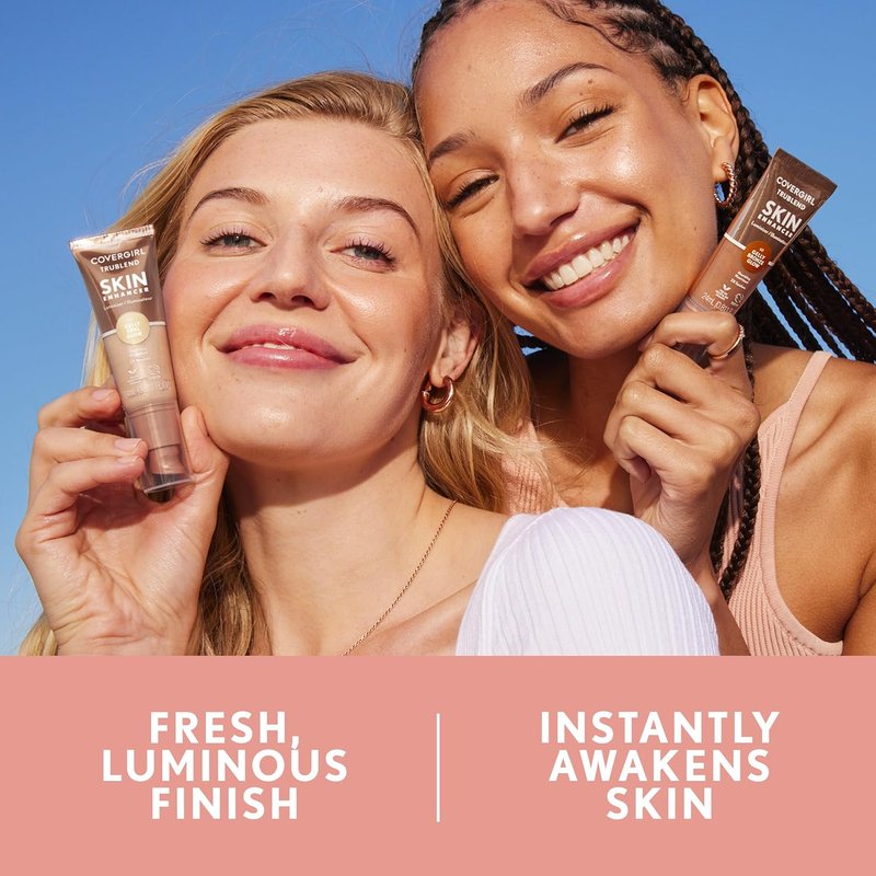 CoverGirl TruBlend Skin Enhancer - Bronze Glow Luminizer for All Skin Tones | Vegan, Water-Based, 0.81oz
