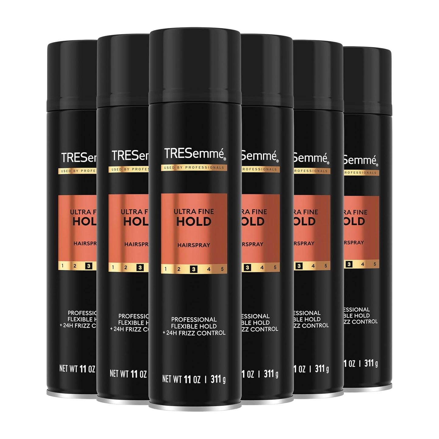 TRESemmé Ultra Fine Mist Hairspray - Flexible Hold with Pro Lock Technology | 11 oz Pack of 6